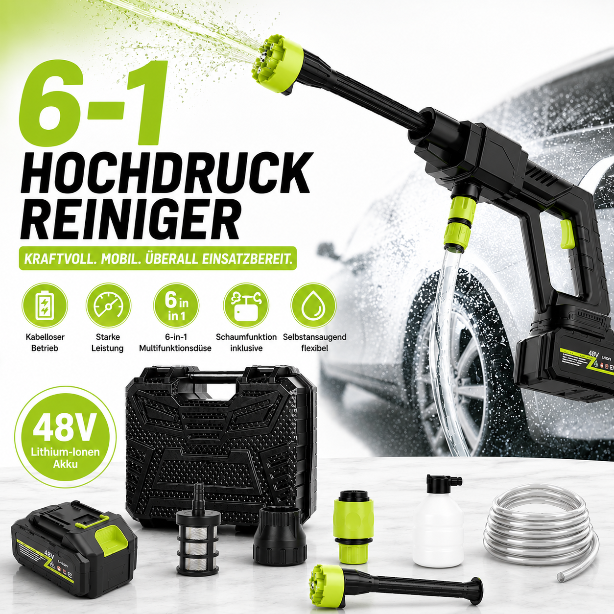 6-in-1 Hochdruckreiniger